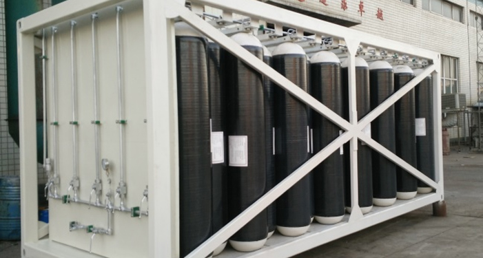 CNG Storage Skid Container